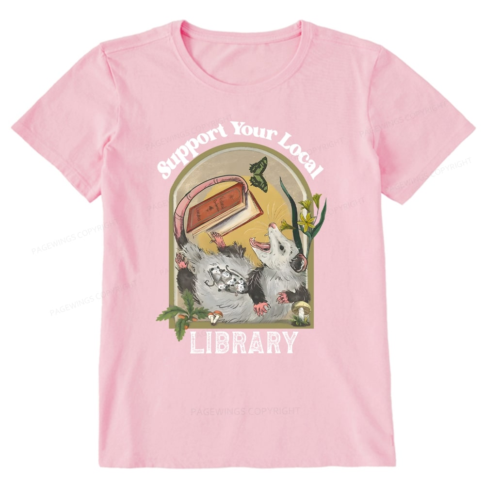 Pagewings Library Readers Make Leaders Jersey Short Sleeve Tee Unisex Classic T-shirt