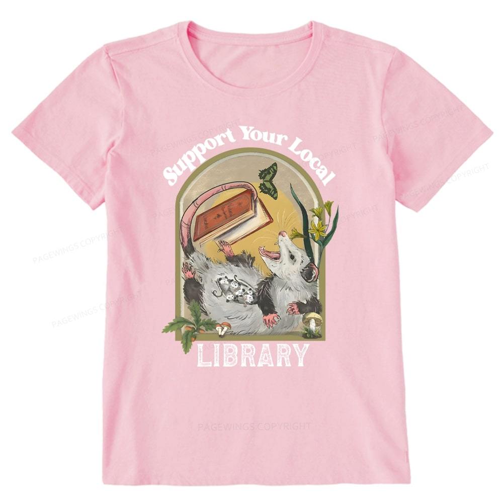 Pagewings Library Readers Make Leaders Jersey Short Sleeve Tee Unisex Classic T-shirt