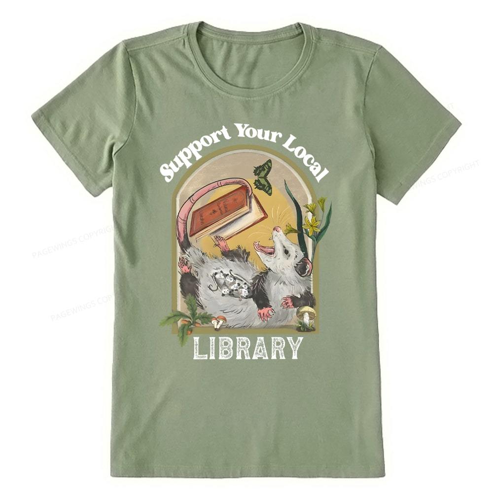 Pagewings Library Readers Make Leaders Jersey Short Sleeve Tee Unisex Classic T-shirt