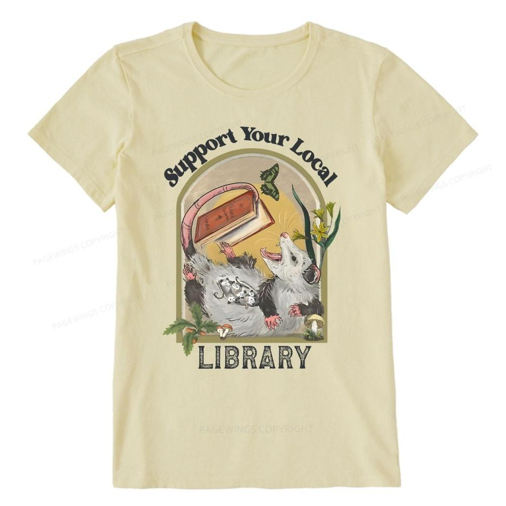 Pagewings Library Readers Make Leaders Jersey Short Sleeve Tee Unisex Classic T-shirt