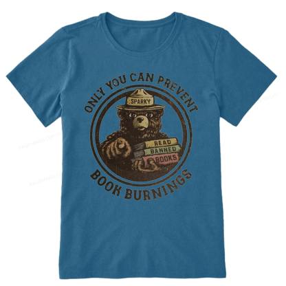 Pagewings Only You Can Prevent Book Burnings Unisex Classic T-shirt