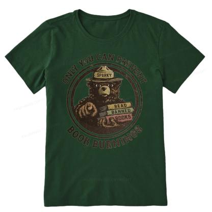Pagewings Only You Can Prevent Book Burnings Unisex Classic T-shirt