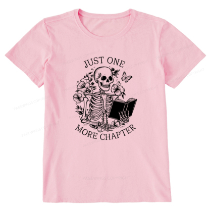 Pagewings One More Chapter Skeleton Unisex Tee Unisex Classic T-shirt
