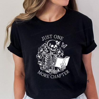 Pagewings One More Chapter Skeleton Unisex Tee Unisex Classic T-shirt