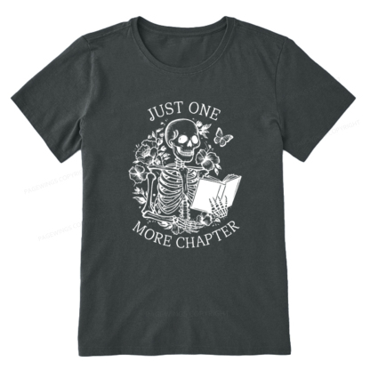 Pagewings One More Chapter Skeleton Unisex Tee Unisex Classic T-shirt