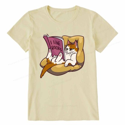 Pagewings A Cat That Likes Reading Books Unisex Classic T-shirt