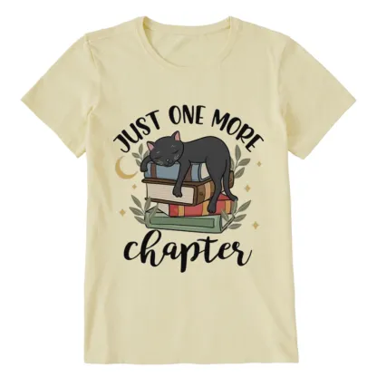 Pagewings Just One More Chapter Adorable Cat Unisex Classic T-shirt