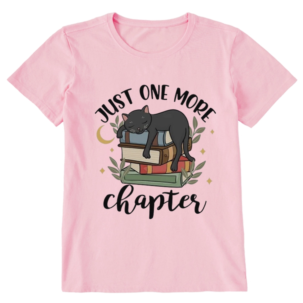 Pagewings Just One More Chapter Adorable Cat Unisex Classic T-shirt