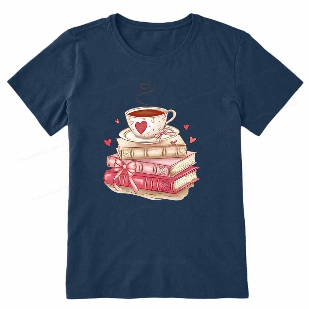 Pagewings Book Lover Valentine Sweatshirt Unisex Classic T-shirt