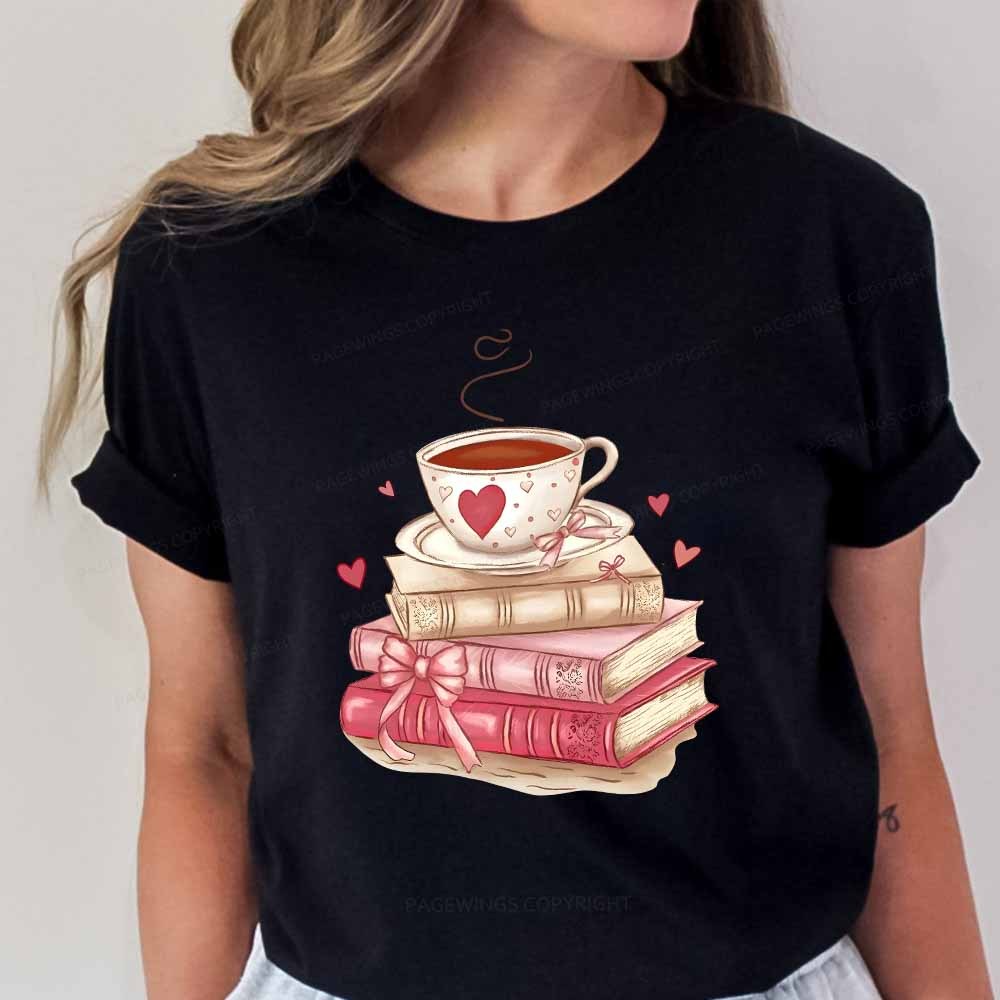 Pagewings Book Lover Valentine Sweatshirt Unisex Classic T-shirt