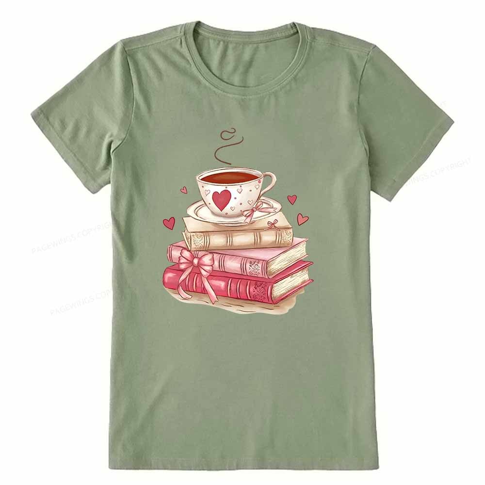 Pagewings Book Lover Valentine Sweatshirt Unisex Classic T-shirt