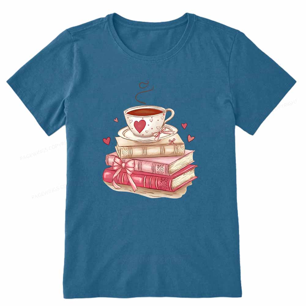 Pagewings Book Lover Valentine Sweatshirt Unisex Classic T-shirt