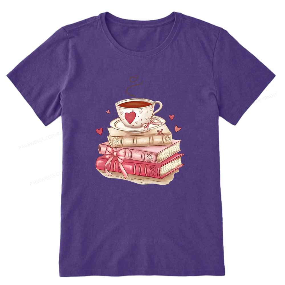 Pagewings Book Lover Valentine Sweatshirt Unisex Classic T-shirt