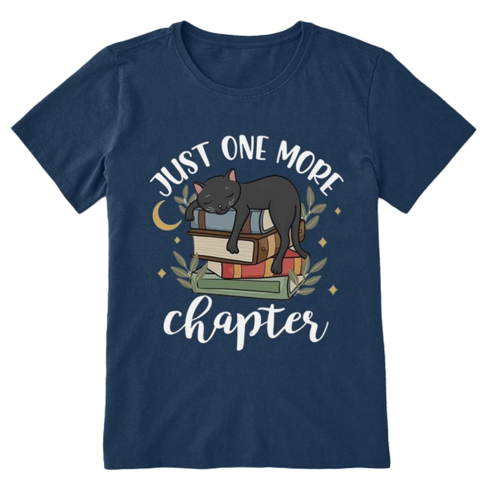 Pagewings Just One More Chapter Adorable Cat Unisex Classic T-shirt