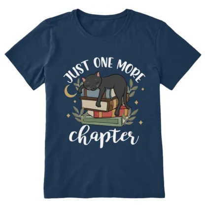 Pagewings Just One More Chapter Adorable Cat Unisex Classic T-shirt