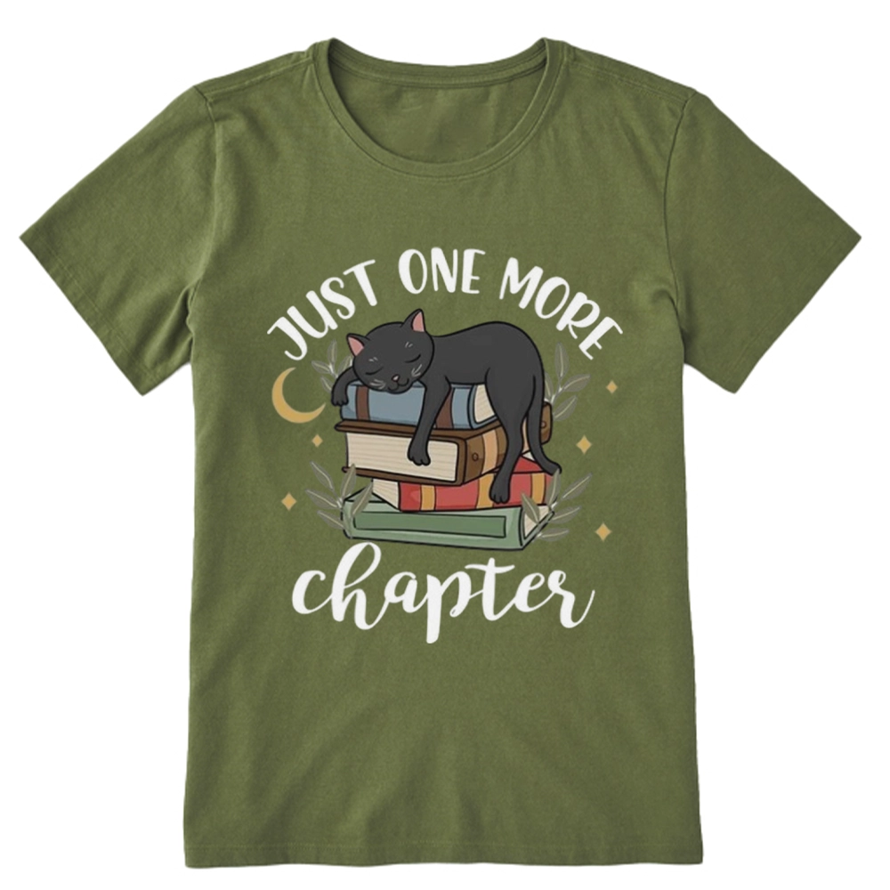 Pagewings Just One More Chapter Adorable Cat Unisex Classic T-shirt