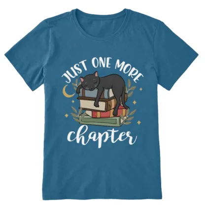 Pagewings Just One More Chapter Adorable Cat Unisex Classic T-shirt