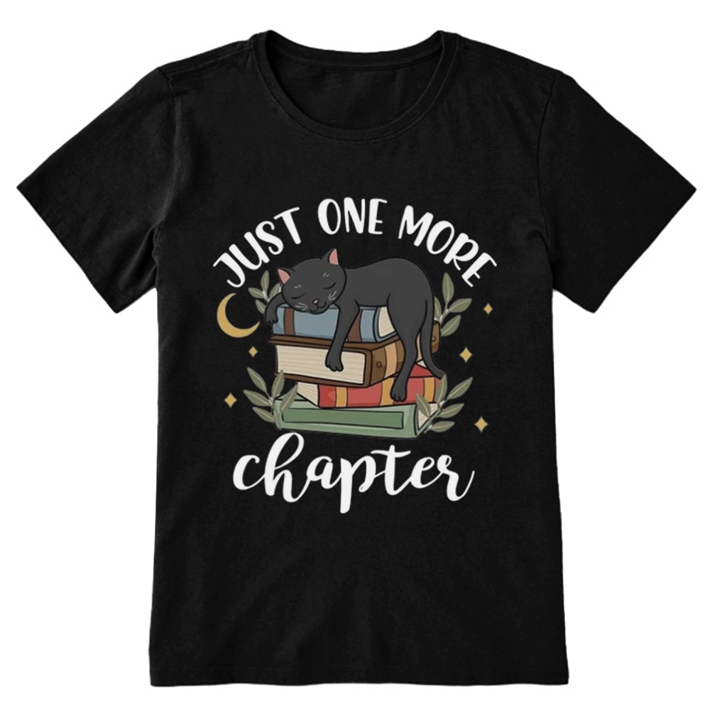 Pagewings Just One More Chapter Adorable Cat Unisex Classic T-shirt
