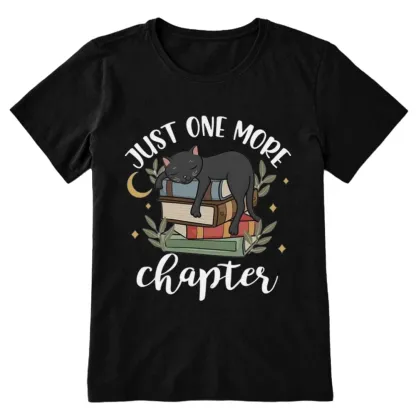 Pagewings Just One More Chapter Adorable Cat Unisex Classic T-shirt