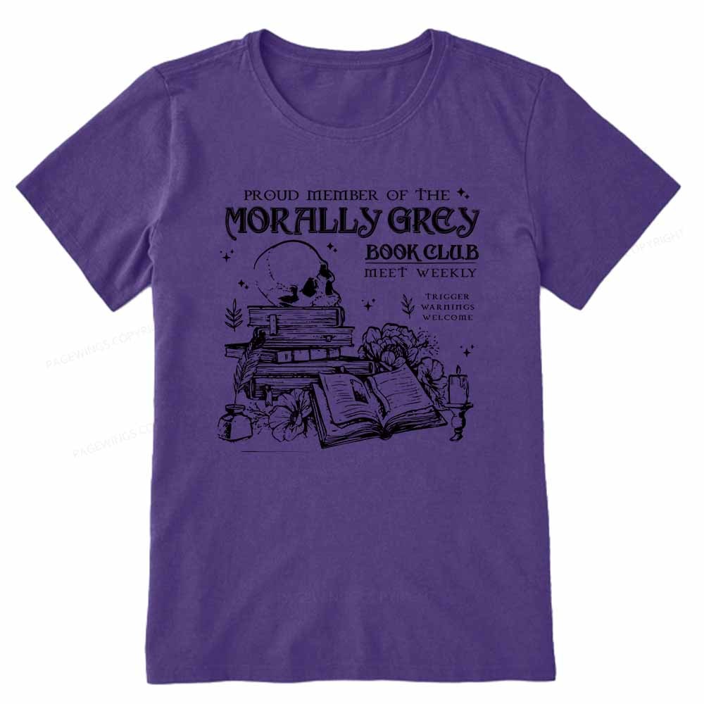 Pagewings Morally Grey Book Club Unisex Classic T-shirt