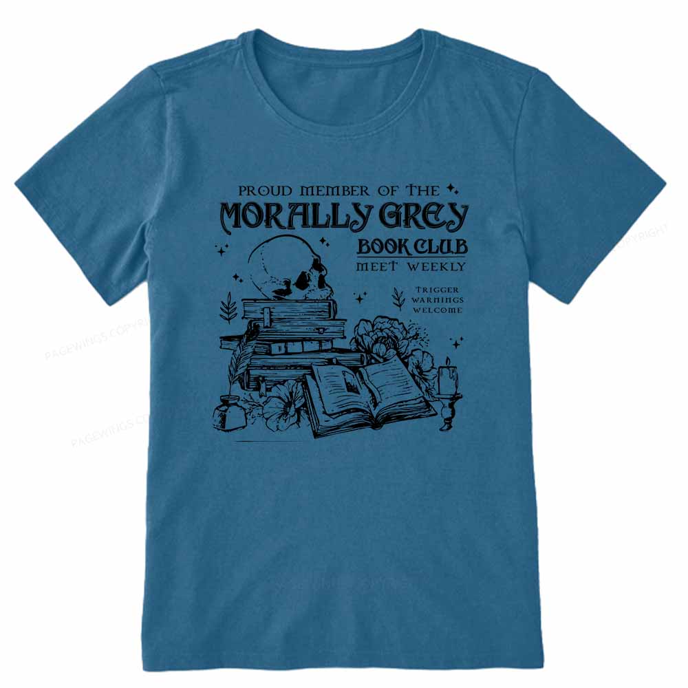 Pagewings Morally Grey Book Club Unisex Classic T-shirt