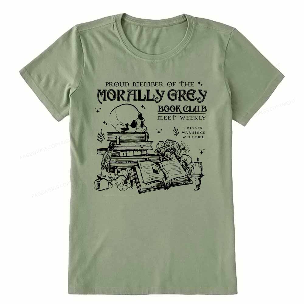 Pagewings Morally Grey Book Club Unisex Classic T-shirt
