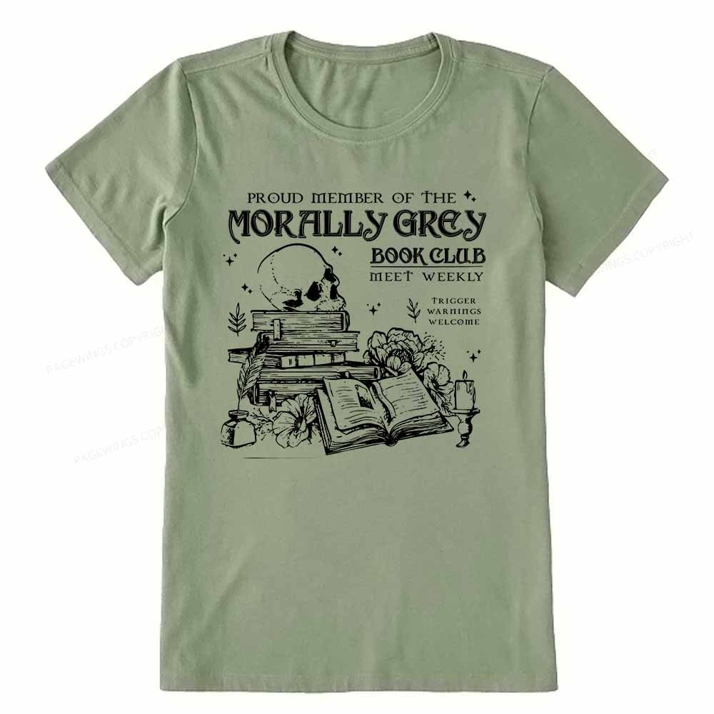 Pagewings Morally Grey Book Club Unisex Classic T-shirt