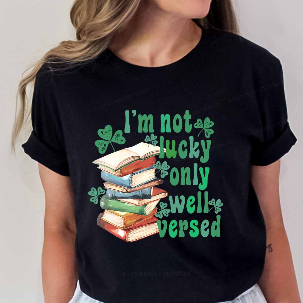 Pagewings St Patty Day Trendy Retro Book Shamrock Shirt Unisex Classic T-shirt