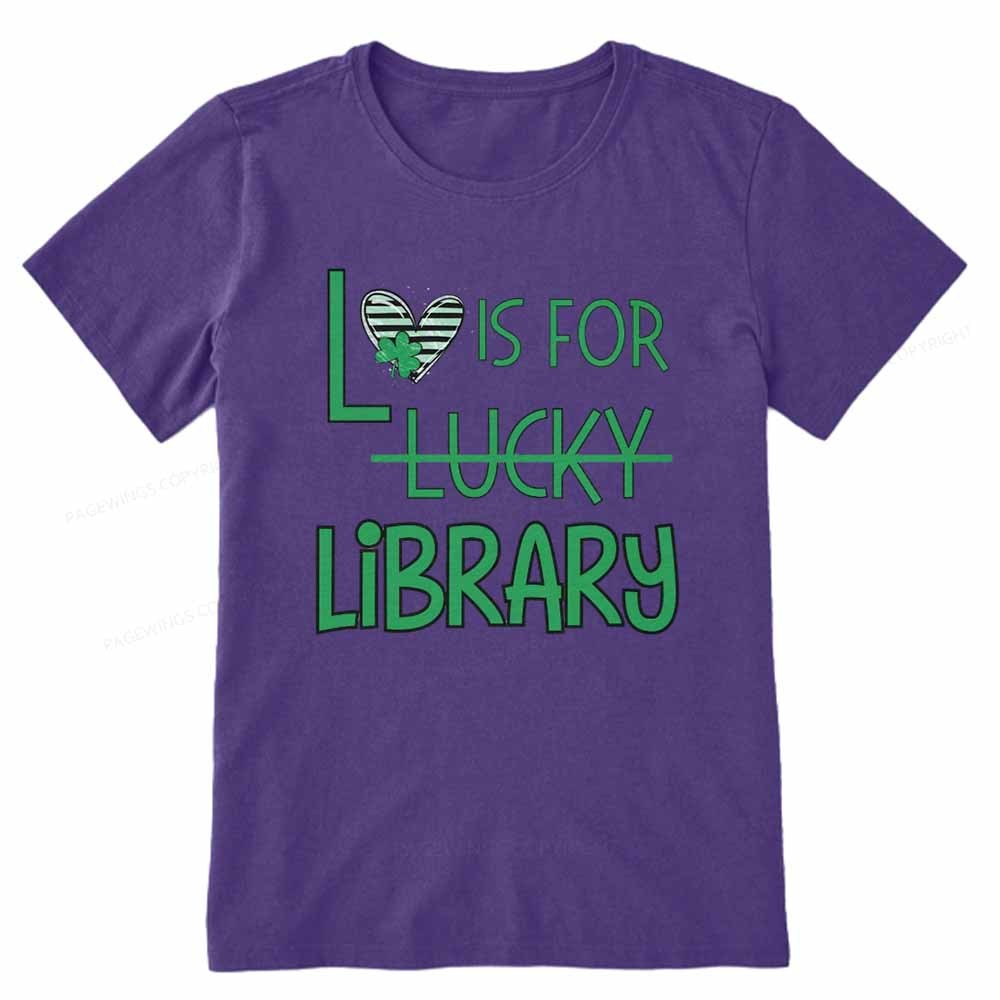 Pagewings St Patricks Day Librarian Tshirt Unisex Classic T-shirt