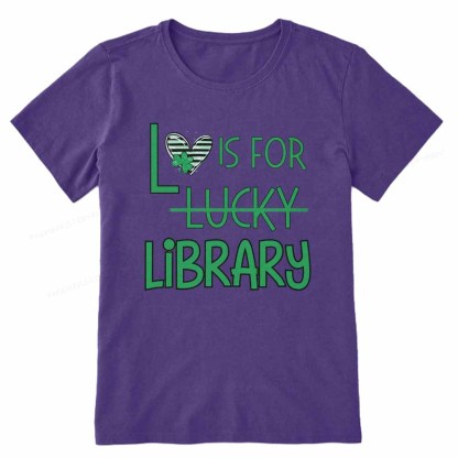 Pagewings St Patricks Day Librarian Tshirt Unisex Classic T-shirt