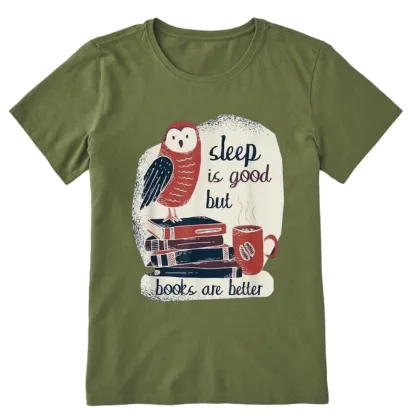 Pagewings Sleep is Good But Book is Better Unisex Classic T-shirt