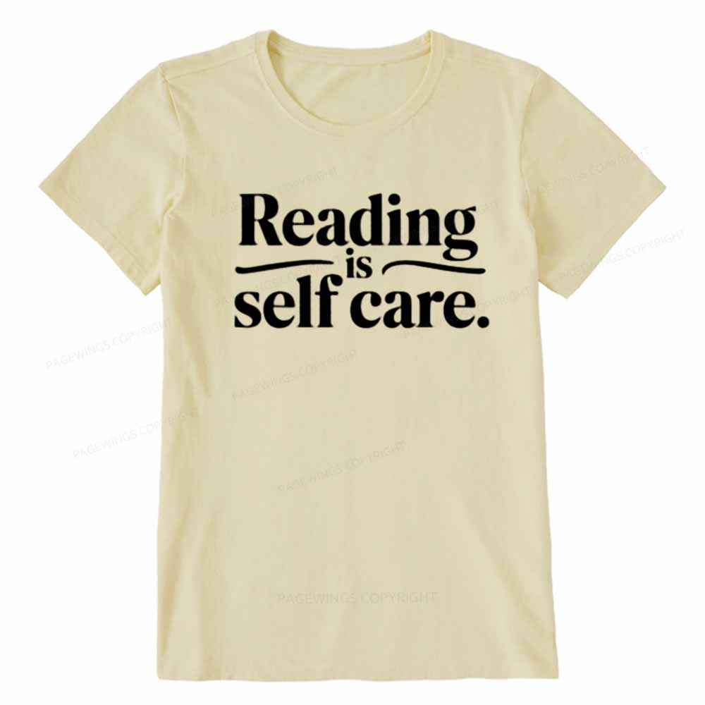 Pagewings Reading Self Care Unisex Tee Unisex Classic T-shirt