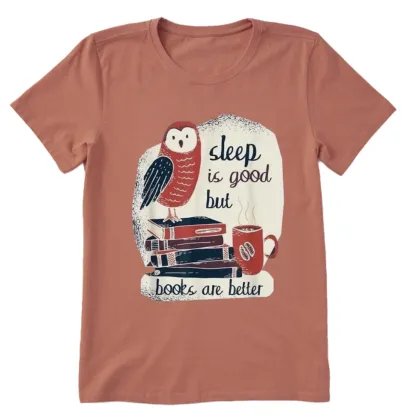Pagewings Sleep is Good But Book is Better Unisex Classic T-shirt