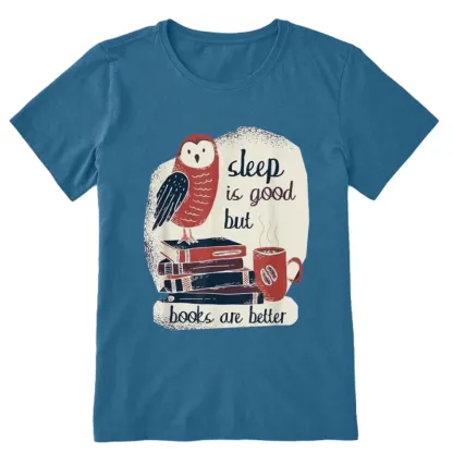 Pagewings Sleep is Good But Book is Better Unisex Classic T-shirt