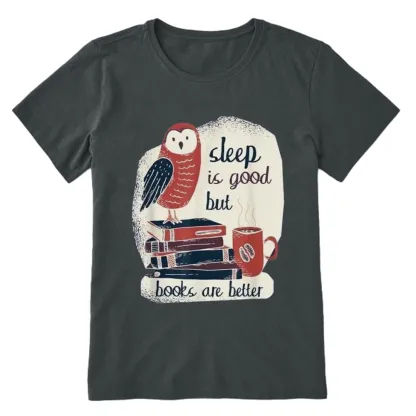Pagewings Sleep is Good But Book is Better Unisex Classic T-shirt