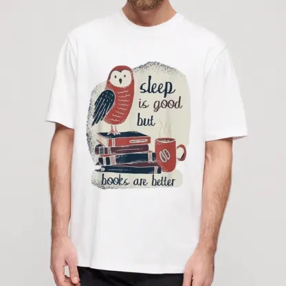 Pagewings Sleep is Good But Book is Better Unisex Classic T-shirt