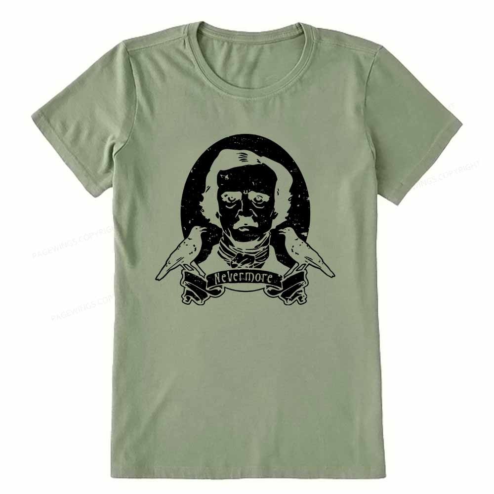 Pagewings Literary Vintage Stephen Allen King HP Lovecraft Book Unisex Classic T-shirt