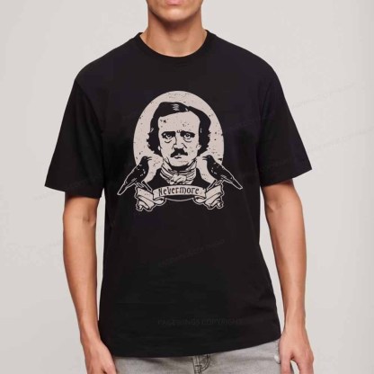 Pagewings Literary Vintage Stephen Allen King HP Lovecraft Book Unisex Classic T-shirt