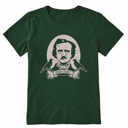 Pagewings Literary Vintage Stephen Allen King HP Lovecraft Book Unisex Classic T-shirt