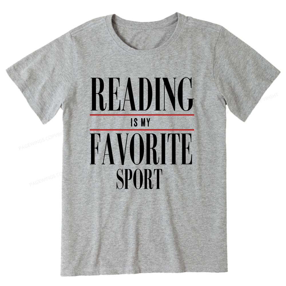 Pagewings Reading Is My Favorite Sport Unisex Classic T-shirt