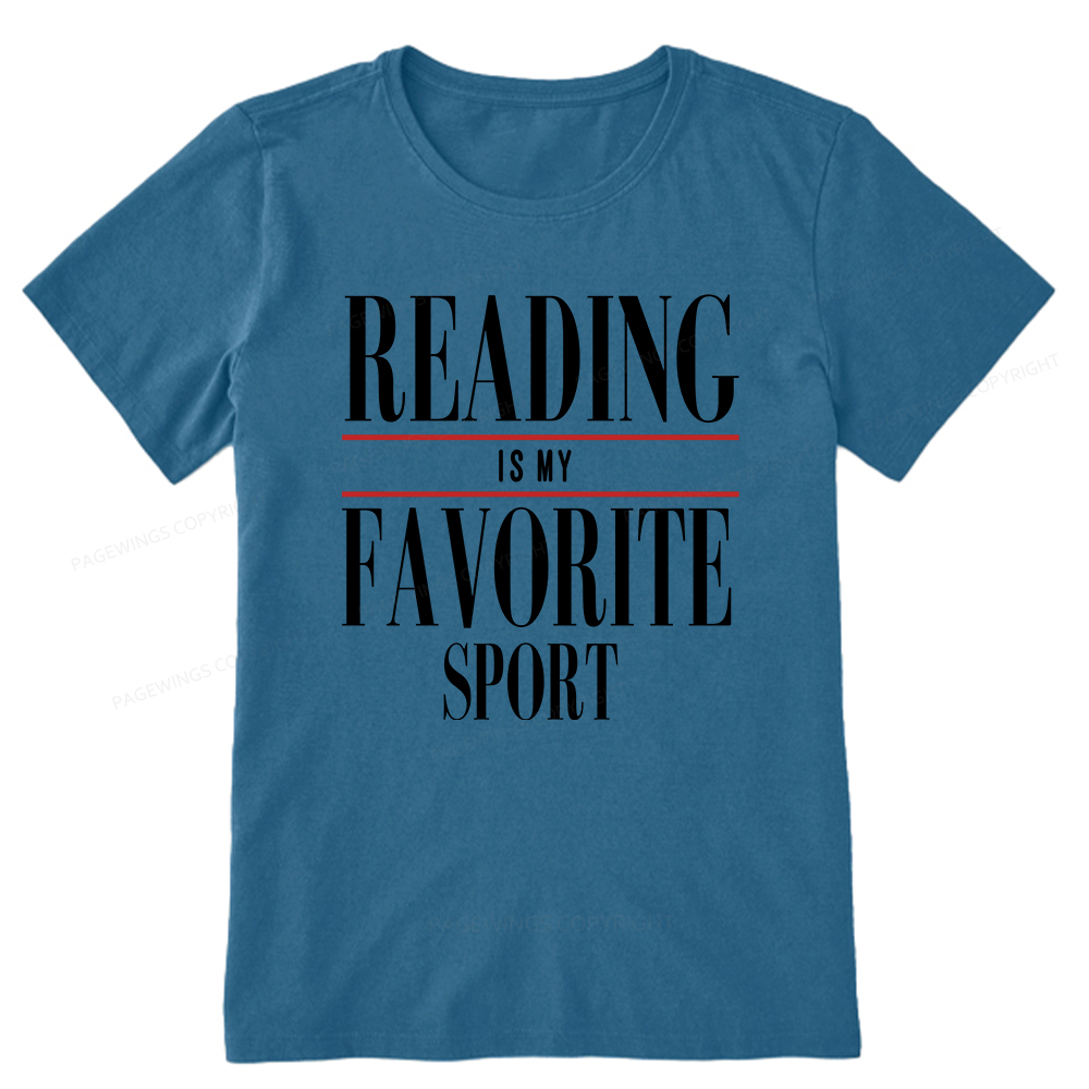 Pagewings Reading Is My Favorite Sport Unisex Classic T-shirt