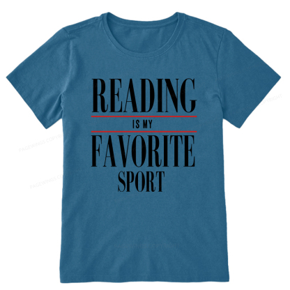 Pagewings Reading Is My Favorite Sport Unisex Classic T-shirt