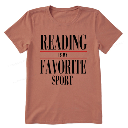 Pagewings Reading Is My Favorite Sport Unisex Classic T-shirt