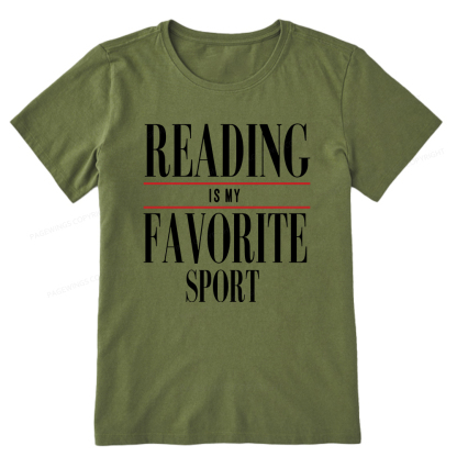 Pagewings Reading Is My Favorite Sport Unisex Classic T-shirt