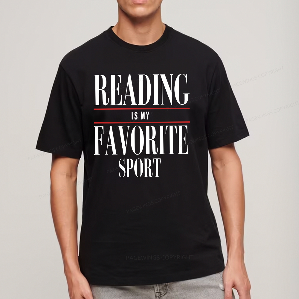 Pagewings Reading Is My Favorite Sport Unisex Classic T-shirt