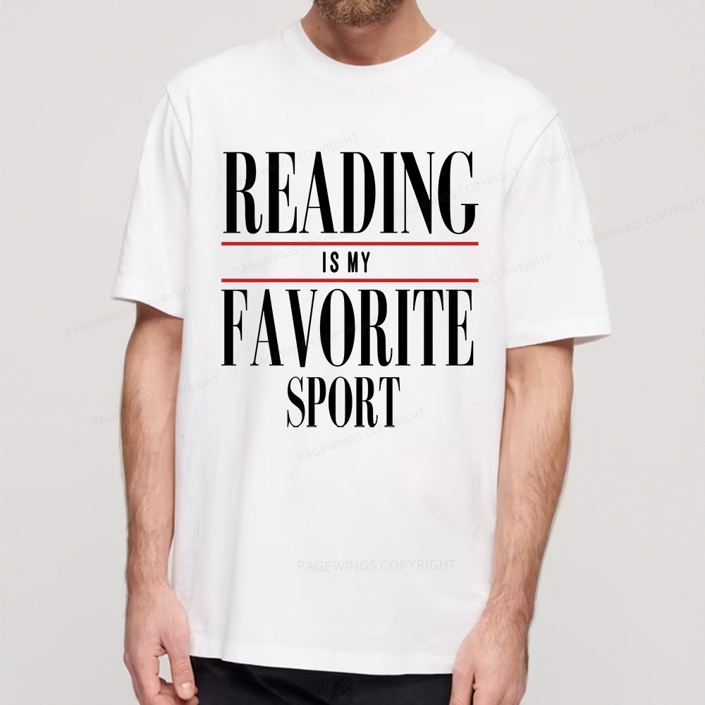 Pagewings Reading Is My Favorite Sport Unisex Classic T-shirt