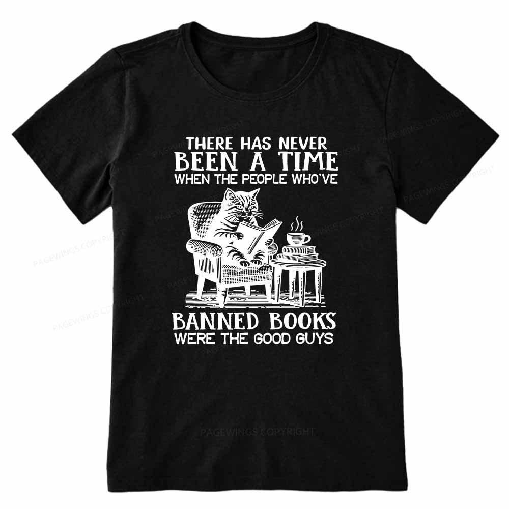 Pagewings Cats Reading Books Are Prohibited From Having Books Unisex Classic T-shirt