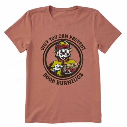 Pagewings Prevent Book Burnings Unisex Classic T-shirt