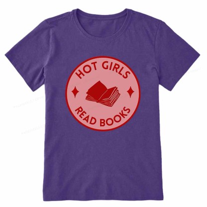 Pagewings Hot Girls Read Books Unisex Classic T-shirt