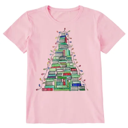 Pagewings Christmas Book Tree Unisex Classic T-shirt